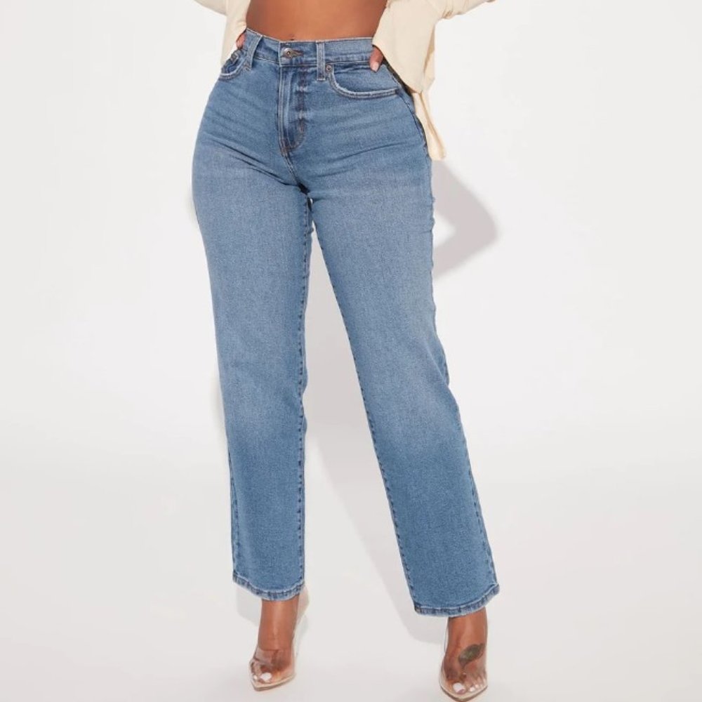 STRAIGHT LEG JEANS FASHION NOVA JEANS